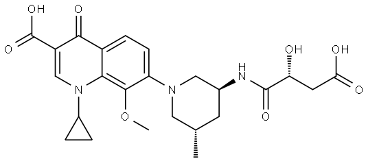 奈诺沙星杂质7 结构式