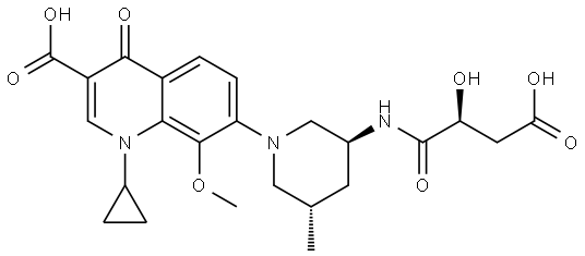 奈诺沙星杂质8 结构式