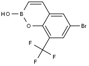 6-溴-8-(三氟甲基)-2H-苯并[E][1,2]噁硼烷-2-醇 结构式