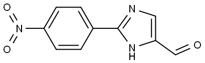 2-(4-nitrophenyl)-1H-imidazole-4-carbaldehyde 结构式