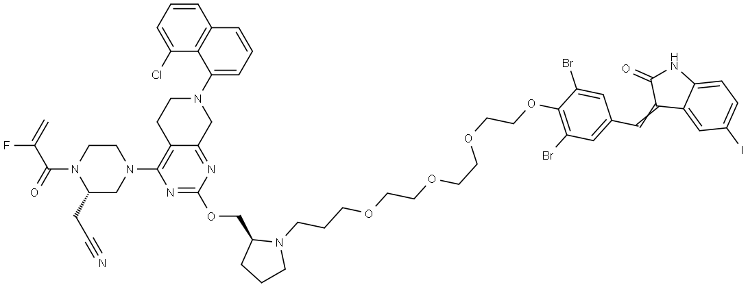 化合物 KRAS DEGRADER-1 结构式