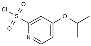4-异丙氧基吡啶-2-磺酰氯 结构式