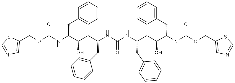 利托那韦EP杂质P 结构式