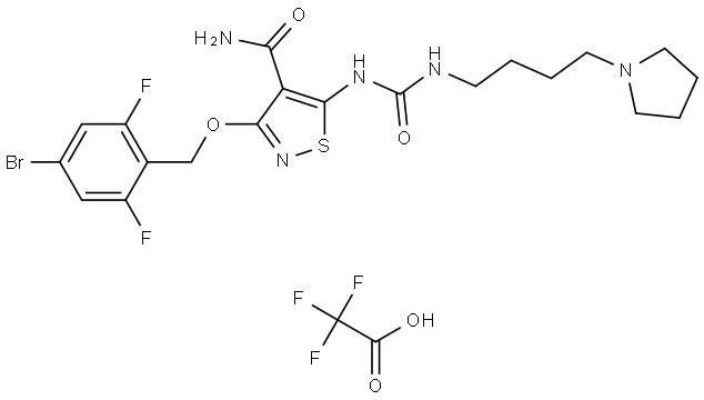 化合物 CP-547632 TFA 结构式