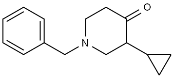 1-benzyl-3-cyclopropylpiperidin-4-one 结构式