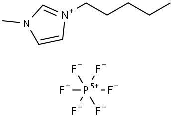 1-甲基-3-戊基-1H-咪唑-3-鎓六氟磷酸盐 结构式