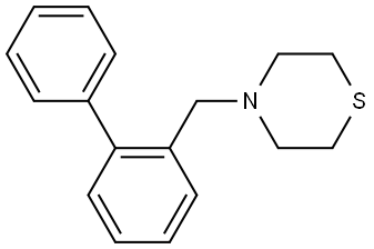 4-([1,1'-Biphenyl]-2-ylmethyl)thiomorpholine 结构式