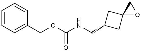 (((3S,5S)-1-氧杂螺[2.3]己-5-基)甲基)氨基甲酸苄酯 结构式