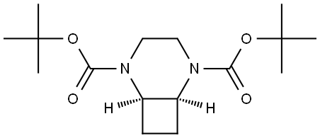 DITERT-BUTYL CIS-2,5-DIAZABICYCLO[4.2.0]OCTANE-2,5-DICARBOXYLATE 结构式