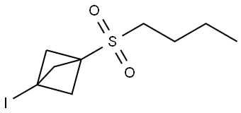 1-(Butylsulfonyl)-3-iodobicyclo[1.1.1]pentane 结构式