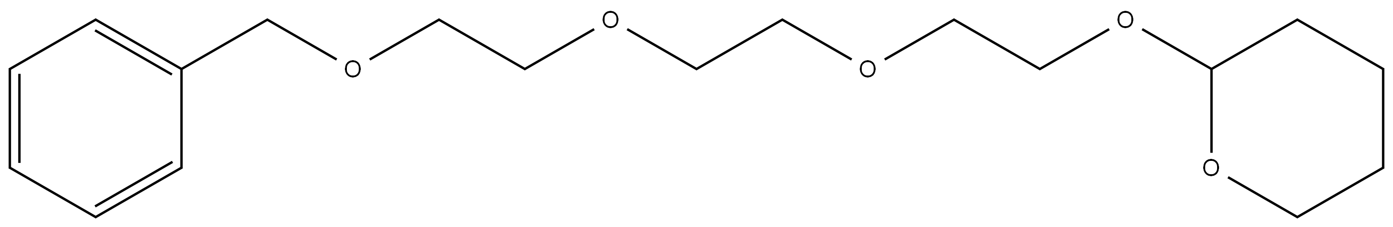 苄基-十三聚乙二醇-四氢吡喃醚 结构式