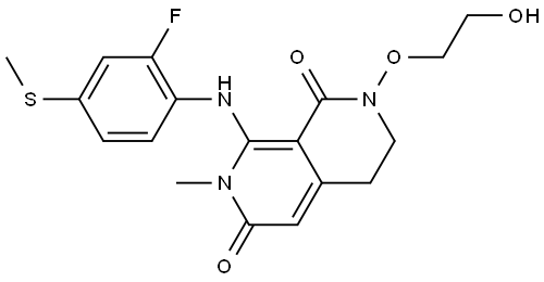 化合物 MEK-IN-6 结构式