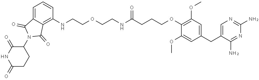 PROTAC eDHFR Degrader-2 结构式