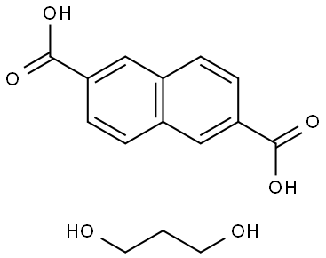 2,6-Naphthalenedicarboxylic acid polymer with 1,3-propanediol 结构式