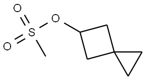 spiro[2.3]hexan-5-yl methanesulfonate 结构式