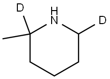 2-methylpiperidine-2,6-d2 结构式