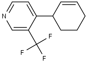 4-(环己-2-烯-1-基)-3-(三氟甲基)吡啶 结构式
