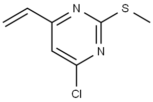 4-chloro-2-(methylthio)-6-vinylpyrimidine 结构式