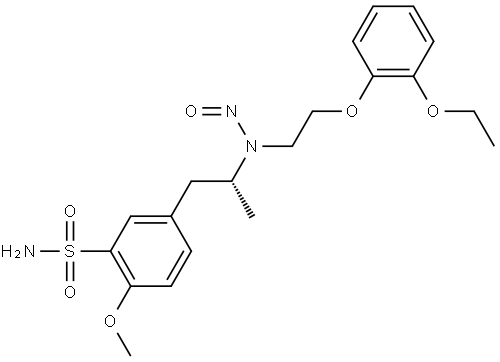 N-亚硝基坦索罗辛 结构式