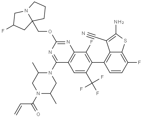 BBO-8520, KRAS G12C 抑制剂 结构式