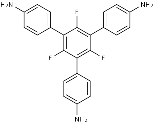 5'-(4-AMINOPHENYL)-2',4',6'-TRIFLUORO-[1,1':3',1''-TERPHENYL]-4,4''-DIAMINE 结构式