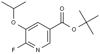 tert-butyl 6-fluoro-5-isopropoxynicotinate 结构式