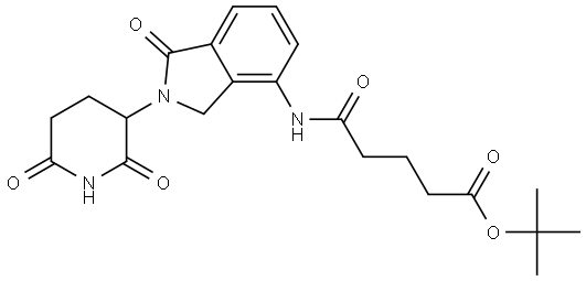 来那度胺-酰基-丁酸叔丁酯 结构式