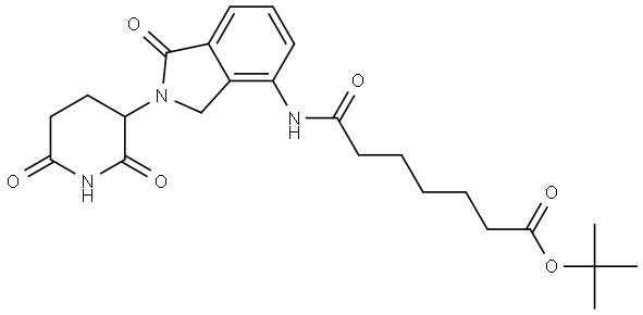 来那度胺-酰基-己酸叔丁酯 结构式