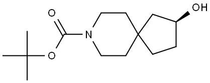 (S)-2-羟基-8-氮杂螺[4.5]癸烷-8-甲酸叔丁酯 结构式