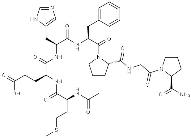 乙酰化AC-SEMAX ACETATE 结构式