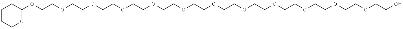 羟基-十二聚乙二醇-四氢吡喃醚 结构式