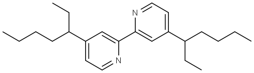 4,4'-Di(heptan-3-yl)-2,2'-bipyridine 结构式