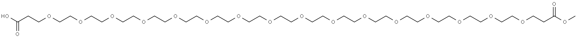 ACID-PEG16-MONO-METHYL ESTER 结构式