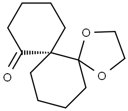 (R)-1,4-二氧杂螺[4.0.56.45]十五烷-7-酮 结构式
