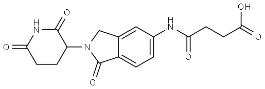 来那度胺-5'-酰基-丙酸 结构式