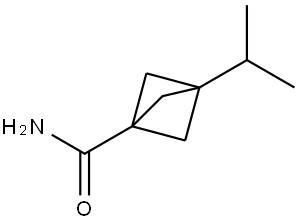 3-isopropylbicyclo[1.1.1]pentane-1-carboxamide 结构式