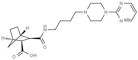 枸橼酸坦度螺酮杂质E 结构式