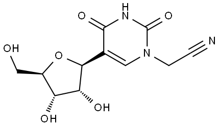 N1-Cyanomethyl pseudouridine 结构式