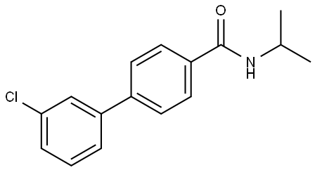 1,1'-Biphenyl]-4-carboxamide, 3'-chloro-N-(1-methylethyl)- 结构式