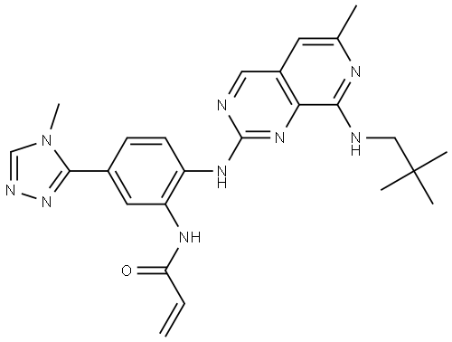 化合物 TTK INHIBITOR 4 结构式