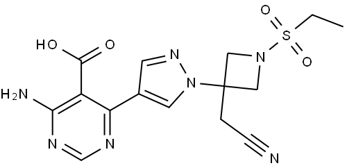 巴瑞替尼杂质34 结构式