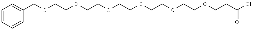 苄基-五聚乙二醇-羧酸 结构式