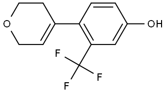 Phenol, 4-(3,6-dihydro-2H-pyran-4-yl)-3-(trifluoromethyl)- 结构式