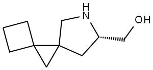 ((8S)-7-氮杂二螺[3.0.45.14]癸烷-8-基)甲醇 结构式