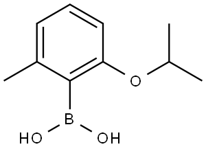 (2-异丙氧基-6-甲基苯基)硼酸 结构式