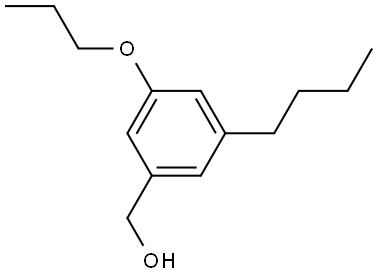 (3-butyl-5-propoxyphenyl)methanol 结构式