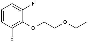 2-(2-ethoxyethoxy)-1,3-difluorobenzene 结构式