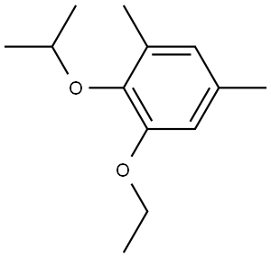 1-ethoxy-2-isopropoxy-3,5-dimethylbenzene 结构式