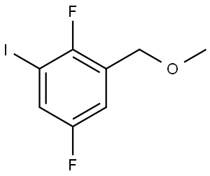 2,5-difluoro-1-iodo-3-(methoxymethyl)benzene 结构式