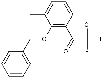 1-(2-(benzyloxy)-3-methylphenyl)-2-chloro-2,2-difluoroethanone 结构式